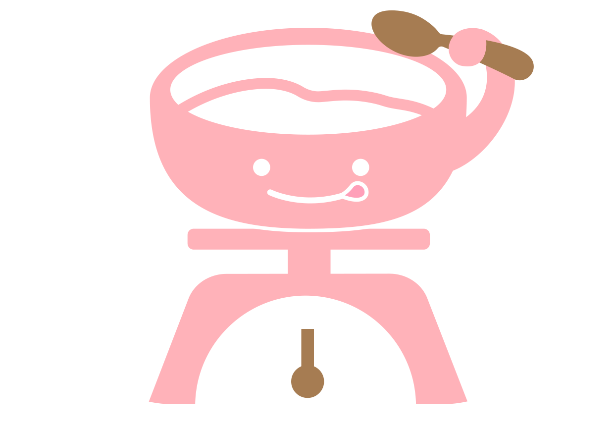 おかゆ計算アプリイラスト